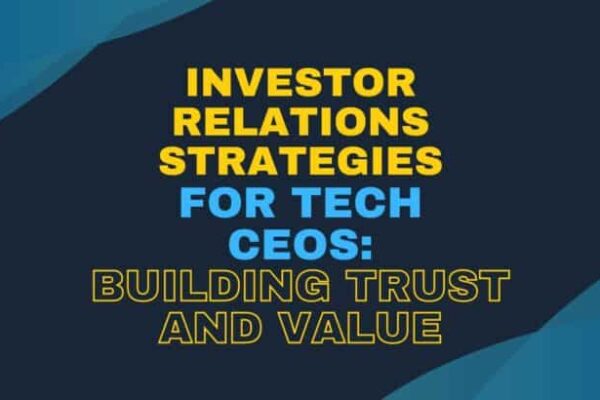 Investor Relations Strategies