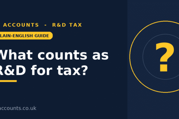 What counts as R&D for tax - AI Accounts